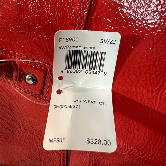 Coach Patent Leather Laura Zip Tote NWT - Picture 7 of 7